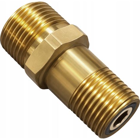 Adattatore Ugello M22 M a M18 – Ottone di Alta Qualità  Compatibile con Idropulitrici Kärcher e Kranzle  O-Ring per Tenuta Perfetta