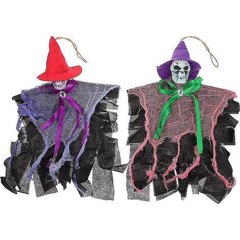 2 Geister-Hängedekorationen für Halloween