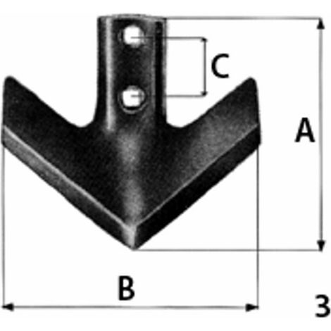 Vomerina per ancore tiller adattabili alla produzione Nardi 4C 435 (1/2)