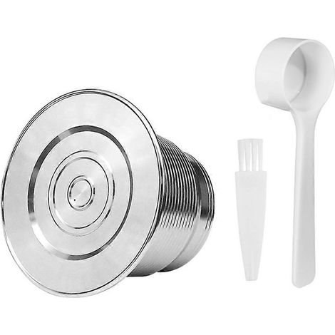 Refillable acier inoxydable capsule de café Italian acier inoxydable capsule de café filtre tasse poudre Filler A (1/5)