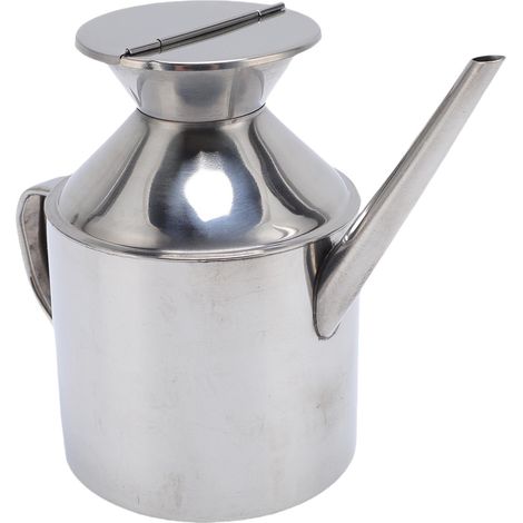 Edelstahlflasche mit länglichem Ausgießer für Öl, Soßen, Sojasauce, Gewürze und Würzmittel – 500 ml