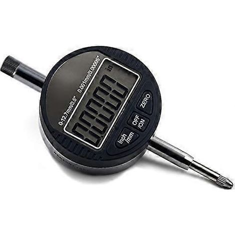 Comparateur numérique à cadran, précision 0,001 mm/0,0005 mm, plage de mesure 0-12,7 mm, indicateur de test numérique (1/4)