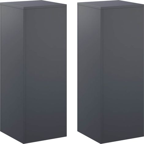 Support de Plante 2 pcs Anthracite 30 x 30 x 80 cm – jardinière de jardin (1/5)
