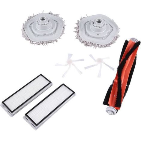 Accessoire Aspirateur et Balai Robot - Pour Dreame Bot W10 W10 Pro - Kit Entretien Complet avec Brosse Principale Filtre Mops Brosse Latérale - 9 Pièces (1/4)