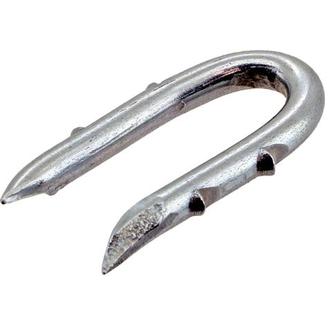 Grampillón galvanizado con estrías - 19x35 mm - 3 kg