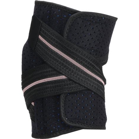 Sportliche Kniebandage, Laufkniebandage, Silikonpolster, Kompressionsmanschette, Rosa (1/5)