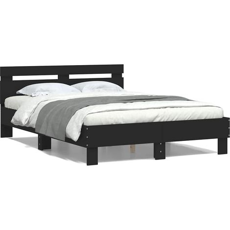 Maison Exclusive - Estructura cama con cabecero madera ingeniería (1/5)