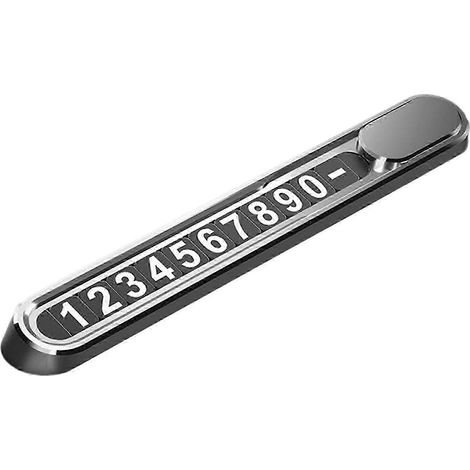 placas universales para números de teléfono de aparcamiento de coches para accesorios interiores Argent hwy