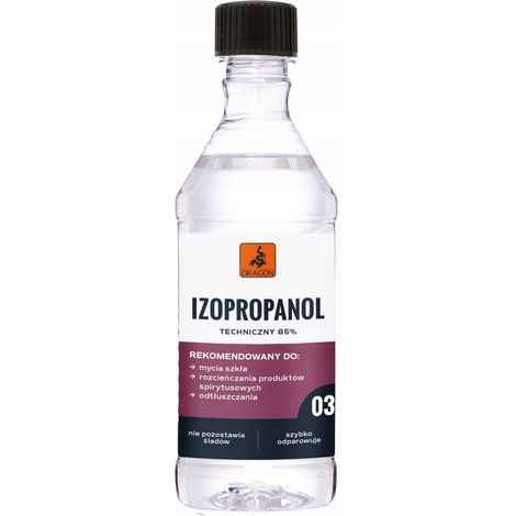 Isopropanolo per la pulizia e lo sgrassaggio 0,5 l Incolore 1 pz. (1/2)
