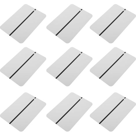 Cartes de Test de Pulvérisation Automobile en Aluminium 10 Pièces – Panneaux de Correspondance de Couleur Industrielle – Échantillons de Peinture Voiture Solide et Portables pour (1/5)
