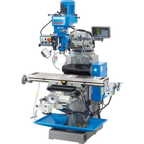 Fresatrice a testa veloce con visualizzatore 2,25 kw 400v Fervi f060 (1/4)