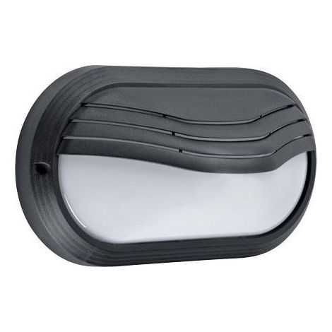 OVO 270TP Hublot Ext. IP65 IK10 ovale noir E27 40W max. lpe non incl. ARIC 2201 (1/4)