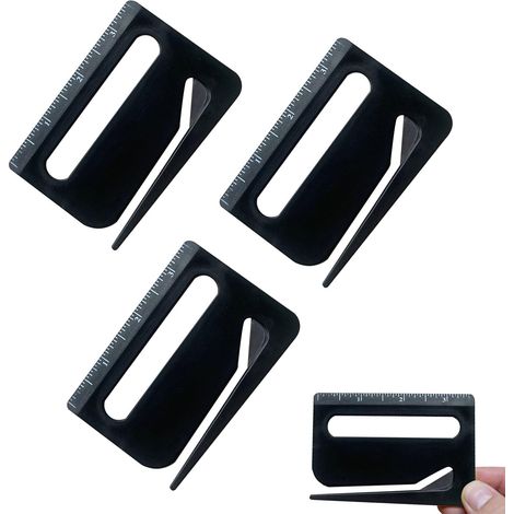 Set de 3 ouvre lettres Ouvre lettres avec règle loupe et lame de précision coupe film et ouvre paquet Ldeal pour ouvrir les enveloppes et (1/4)