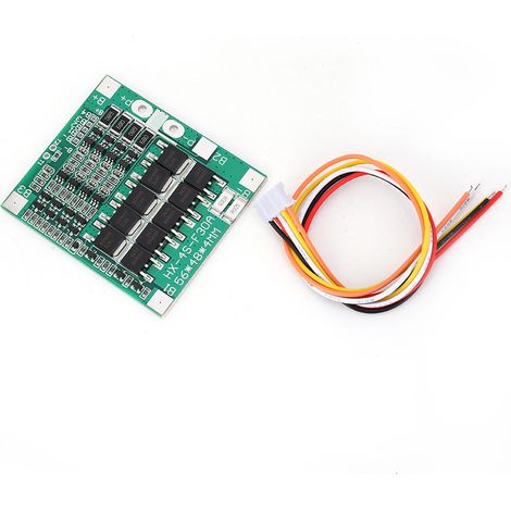 Lot de 4 cartes PCB de protection 30A avec équilibrage pour batterie lithium-ion 18650 16,8V (1/5)