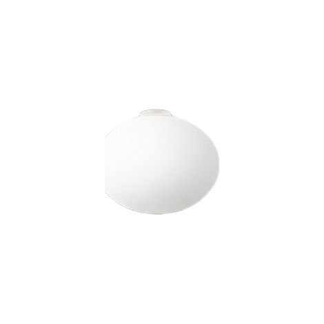 Plafonnier En Verre Soufflé Blanc Satiné 10S48542 B, Structure En Métal Peint, Douille 2 X E27 Max 60W, Diamètre 40 Cm - Marque Perenz Design (1/3)