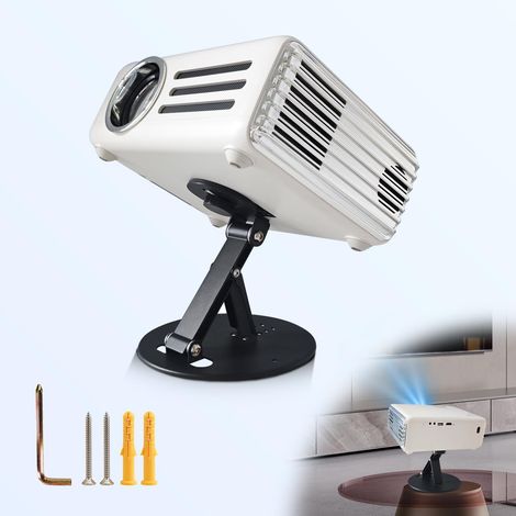 Support de Videoprojecteur Projecteur Mural Multifonctionnel, Pied Videoprojecteur De 1/4" pour Salle De Jeux/Bureau/Lit, Rotatif à 180°,Support De Projecteur D'ExtéRieur Pliable (1/5)