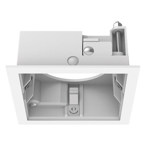 Ideal Lux Faretto Zeus 1 luce Bianco Materie Plastiche