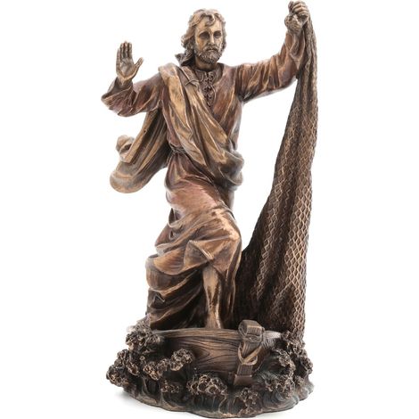 Signes Grimalt Figure de figure de personne Figure Jesús Bronze Dorado 23x14x12cm 27383 (1/4)