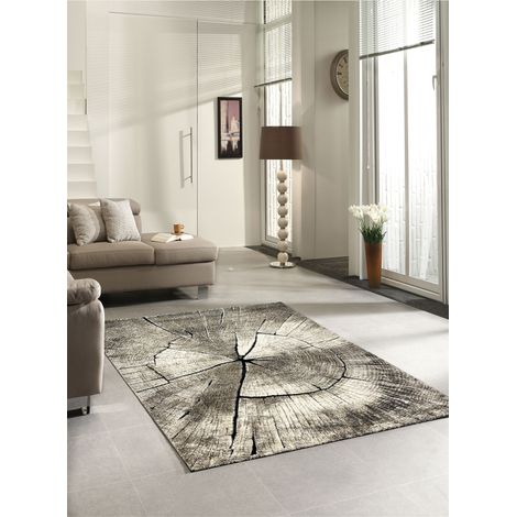 the carpet Marble Moderner Dichter Kurzflor Wohnzimmer Schlafzimmer Teppich, Designerteppich, Eleganter Glanz, Glanzfaser, Flauschig, modisch, Marmor-Optik, Abstrakt, Natur, 120 x 170 cm (1/5)