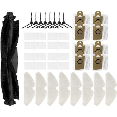 Pour M7 Pro / T1 Pro / T1s Pro / Cleaner T1 / Q6 Brosse latérale principale Filtre Sac à poussière (1/5)