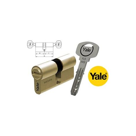 Cilindro de seguridad Europerfil Yale Azbe YL63030LT antibumping