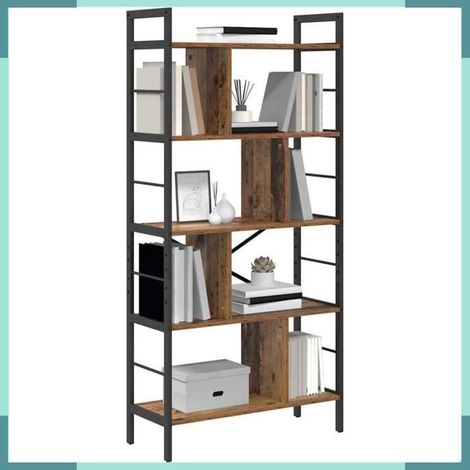 Étagère - 883962 - Bois ancien - 9 étagères - 75 x 30 x 156 cm (1/5)