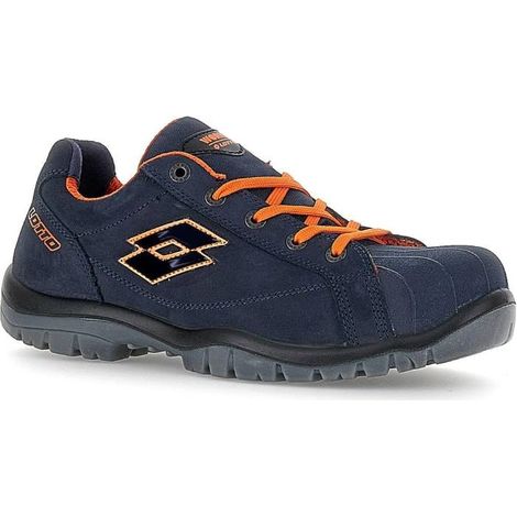 Scarpe Antinfortunistiche Lotto Jump 350 II S3L SR FO Navy Blue/Samba Orange 39