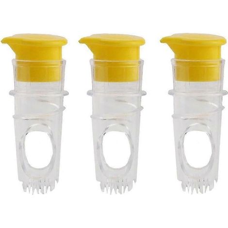 Lot de 3 mini presse-citrons manuels, presse-citrons portable, presse-fruits multifonctionnel pour votre cuisine (1/4)
