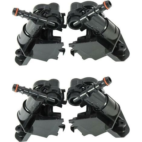 4x 85207-02100 (LH) et 85208-02100 (RH) Buse de PulvéRisation de Cylindre de Levage de Lave-Phares pour 2010-2013 (1/2)