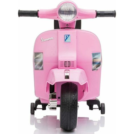 LT913 Mini Vespa Oficial Piaggio PX 150 Moto de Juguete Eléctrica para Niños 6V Color: Rosa (1/5)