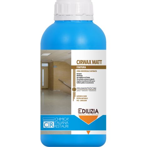 Cera metallizzata trattamento delle pietre effetto satinato cirwax matt da 1 lt (1/5)