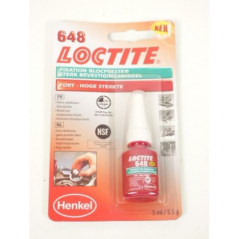loctite 648 Klebstoff für die Befestigung von Pressenblock Sattel