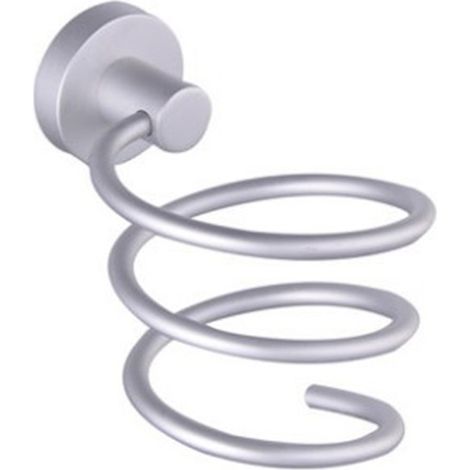 Support de sèche-cheveux en aluminium spatial, support de sèche-cheveux de salon de coiffure, support de rangement sanitaire, support d'organisation, matériel de salle de bain (1/5)