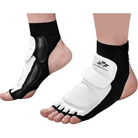 Protège-pieds Taekwondo Équipement de Combat Arts Martiaux Sac de Frappe Boxe Entraînement Sparring (1/5)