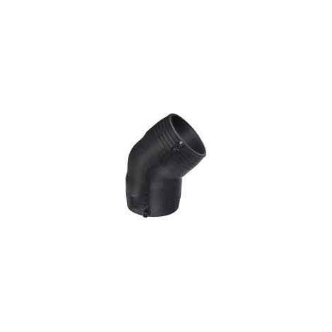 Fischer Elektroschweißwinkel 45° schwarz 90 mm PE100