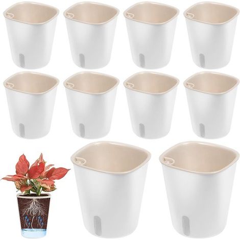 Macetas con sistema de autorriego (10 unidades) (1/5)