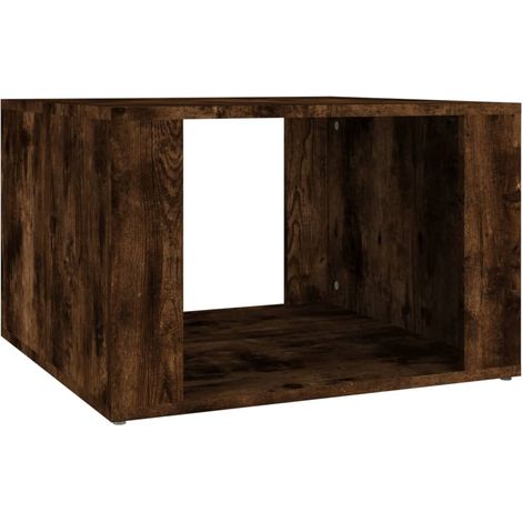 Comodino con vano portaoggetti 57 x 55 x 36 cm MDF marrone DEC033668