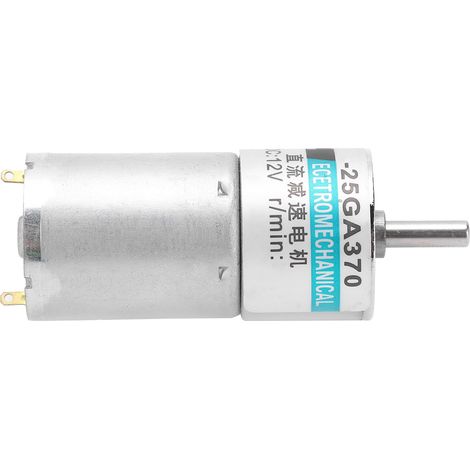 Gleichstrom-Getriebemotor, Mikro-Langsamlauf, Rechts-/Linkslauf, Permanentmagnet, Sportsteuerung, 12 V, XD-25GA370, 100 U/min (1/5)