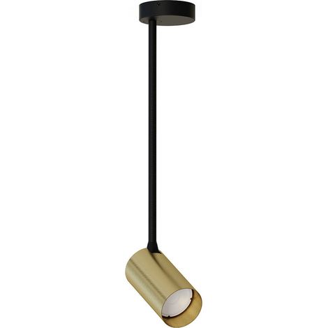 Nowodvorski Mono faretto soffitto ottone/nero GU10 7732