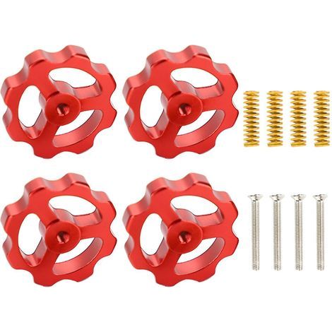 Kit de nivellement manuel pour imprimante 3D (4 pièces) : ressorts, vis et écrous. (1/4)