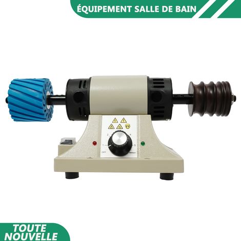 WAOBDLA 350W électrique cuir broissant machine de polissage Kit de broyage de bord 0-8000rpm