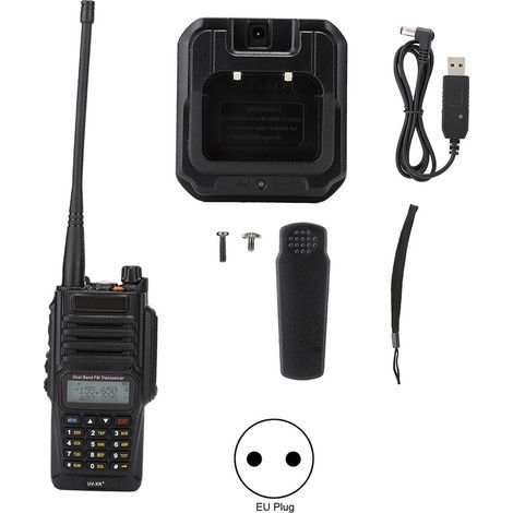 Cavo di ricarica USB per batteria al litio Baofeng UV XR PLUS 7.4V/1800mAh, spina europea 100-240V (1/5)