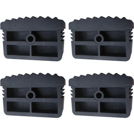 4Pcs pieds d'échelle, pieds de rechange capuchons couvre pieds coussin de protection d'échelle en PVC, stabilisateur pièces de rechange pour échelles, échelles télescopiques, échelles à chevrons (1/5)