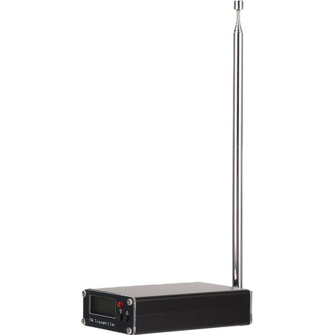 Émetteur FM de 2000 Mètres, 0,5 W 500MW 76-108 MHz Émetteur de Diffusion en Fréquence ajusté avec Antennes Télescopiques, pour la Conduite Scolaire de L'église dans Les (1/5)