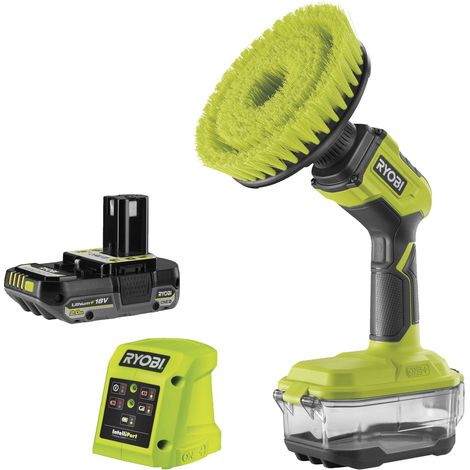 Ryobi R18CPS-0 Spazzola Rotante Batteria 18V ONE+ 15cm 210giri/min Kit 2,0 Ah