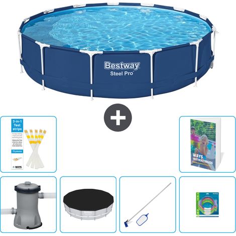 Bestway Steel Pro Rund - 396x84 cm - 7-teilig S299