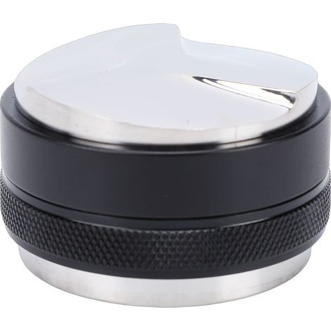 Distributore di Caffè 58mm – Acciaio Inox Regolabile in Altezza, Base a Tre Lame Antiscivolo per Estrazione Uniforme – Design Elegante – Ideale per Casa e Bar Professionali (1/5)