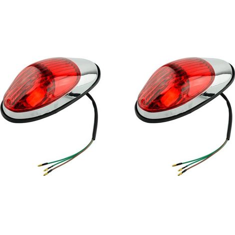 Deux feux stop et clignotants arrière pour motos Shadow VLX400 et Magna250