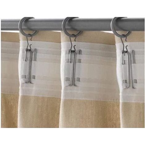SWISH - 10 PEZZI - ANELLI PER TENDE Ø8/11MM  - COLORE ARGENTO SATINATO