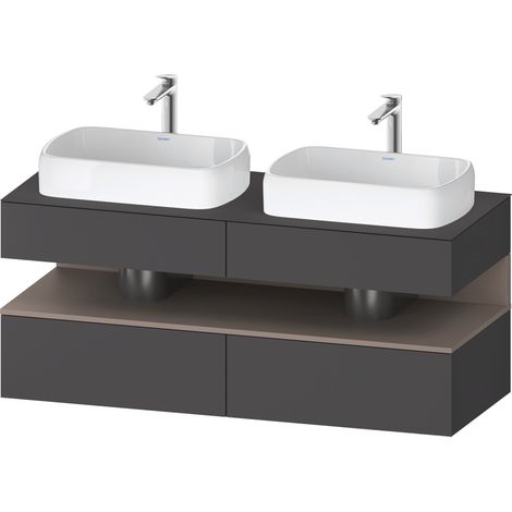 Duravit Collection One Meuble sous-vasque sur console, 2 tiroirs,